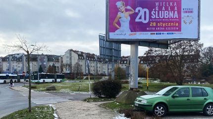 20 wielka gala ślubna na billboardach w Szczecinie